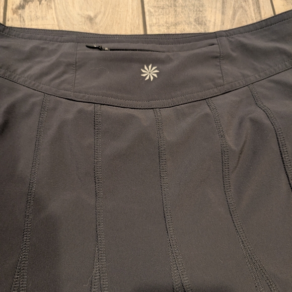 Athleta Charcoal Mini Skirt - Picture 4 of 6